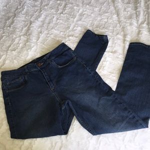 High Waist Skinny Ankle Jeans